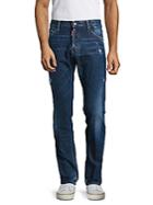 Dsquared2 Faded Cotton-blend Jeans