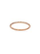 Nephora Diamond Trend 14k Rose Gold Stackable Ring