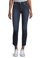 7 For All Mankind Raw-hem Ankle Jeans