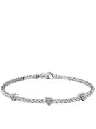 Effy Diamond Accented Bangle In Sterling Silver