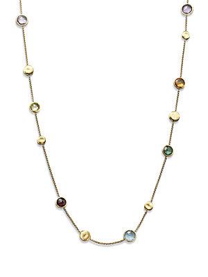 Marco Bicego Jaipur Semi-precious Multi-stone & 18k Yellow Gold Necklace