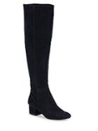 Halston Heritage Solid Suede Knee-high Boots