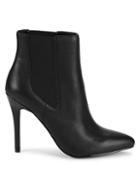 Charles By Charles David Panama Leather & Gore Booties