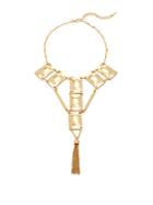 Saks Fifth Avenue Chain Tassel Necklace