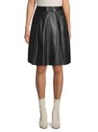Carolina Herrera Leather Knee-length Skirt