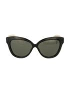 Linda Farrow 61mm Oversized Cat Eye Sunglasses