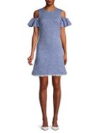 Kate Spade New York Cotton-blend Printed A-line Dress
