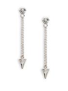 Vita Fede Swarovski Crystal Drop Earrings/silvertone
