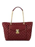 Love Moschino Quilted Faux Leather Tote