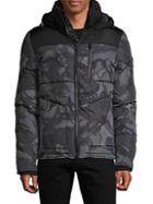 Superdry Printed Faux Fur-lined Hooded Jacket