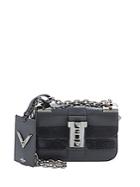Valentino Embossed Leather Crossbody Bag
