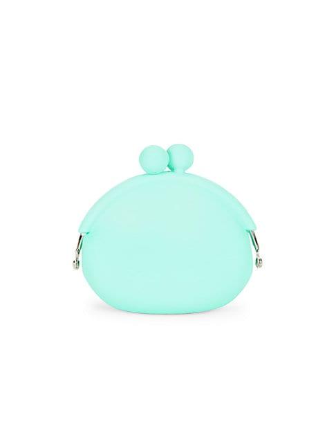 Saks Fifth Avenue Push-lock Silicone Pouch