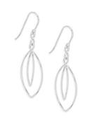 Saks Fifth Avenue Sterling Silver Dual Marquise Earrings