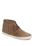 Frye Dylan Suede Fringe Chukka Boots