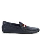 Bally Waltec Pebbled Leather Loafers