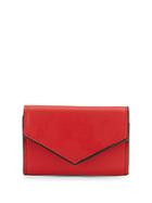 Saks Fifth Avenue Solid Leather Mini Envelop Wallet
