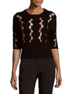Dkny Cable Knitted Wool Sweater