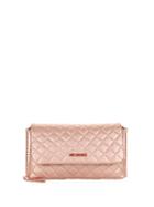 Love Moschino Diamond-quilted Faux Leather Chain Crossbody Bag