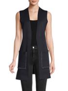 Kobi Halperin Studded Wool-blend Sweater Vest