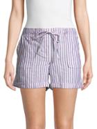 Pure Navy Stripe Drawstring Shorts