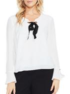 Vince Camuto Flared Cuff Blouse