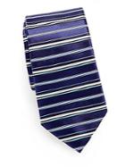 Salvatore Ferragamo Striped Silk Tie