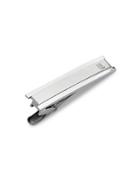 Saks Fifth Avenue Crystal And Stainless Steel Tie Bar