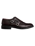 Burberry Del Mar Monk-strap Leather Loafers