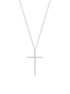 Lafonn Classic Sterling Silver Cross Pendant Necklace