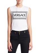 Versace Sleeveless New Logo Cotton Tee