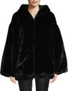 Zadig & Voltaire Faux Fur Hooded Jacket