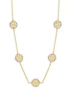 Freida Rothman Circle Crystal Pendant Necklace