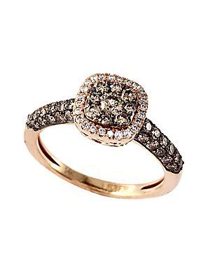 Effy Espresso 14kt. Yellow Gold And Brown Diamond Ring