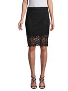 1st Sight Lace Side Zip Skirt