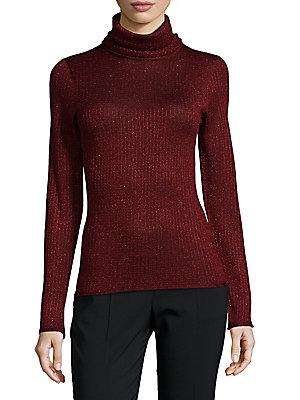 Alice + Olivia Billi Long-sleeve Slim Turtleneck Sweater