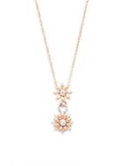Effy 14k White/rose Gold & Diamond Pendant Necklace