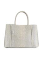 Nancy Gonzalez Python Leather Top Handle Bag