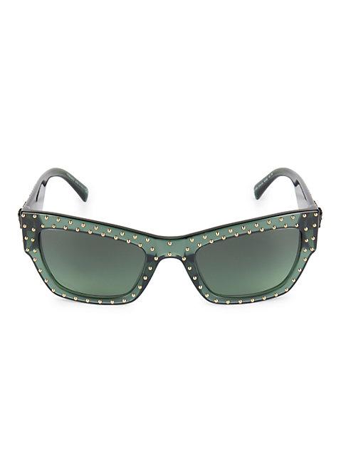 Versace 55mm Studded Cateye Sunglasses