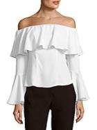 Lucca Couture Ruffled Off-the-shoulder Top