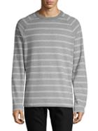 Hugo Striped Cotton Long-sleeve Sweatshirt