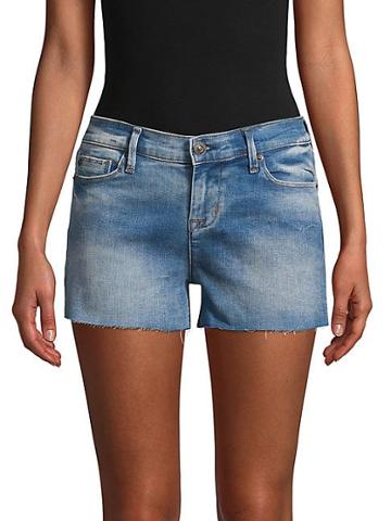 Hudson Jeans Raw Edge Jean Shorts