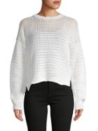 Joie Diza Open-weave Cotton Sweater