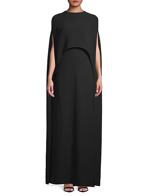 Valentino Long Cape Gown
