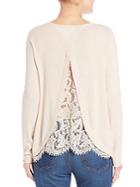 Joie Marianna Lace Back Sweater