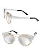Aqs Jolene 49mm Browline Cateye Sunglasses