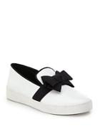 Michael Kors Val Bow Patent Leather Sneakers