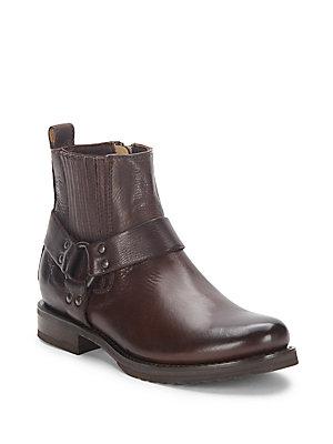 Frye Veronica Harness Leather Ankle Boot