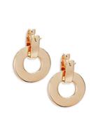 Roberto Coin Yellow Gold Round Drop Earrings