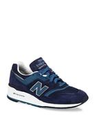 New Balance Suede & Mesh Sneakers