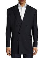 Brioni Double-breasted Wool Jacket